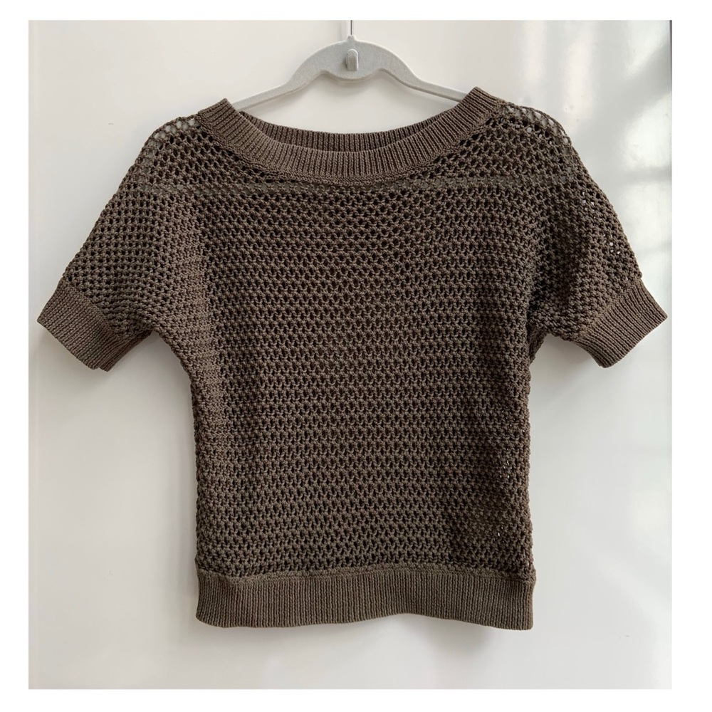 Uniqlo Army Green Knit Top XS